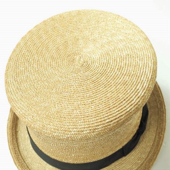 ELLEN CHRISTINE エレンクリスティーン アメリカ製 ポークパイストローハット Free ナチュラル IENA 麦わら帽子 カンカン帽 帽子 g10209 |  | 04