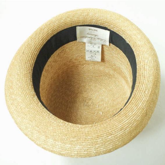 ELLEN CHRISTINE エレンクリスティーン アメリカ製 ポークパイストローハット Free ナチュラル IENA 麦わら帽子 カンカン帽 帽子 g10209 |  | 05