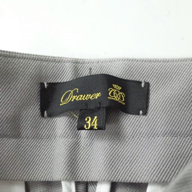 Drawer ドゥロワー 日本製 コットンツイルベイカーパンツ 6514-236-1192 34 グレー サイドボタン ボトムス g10275 |  | 02