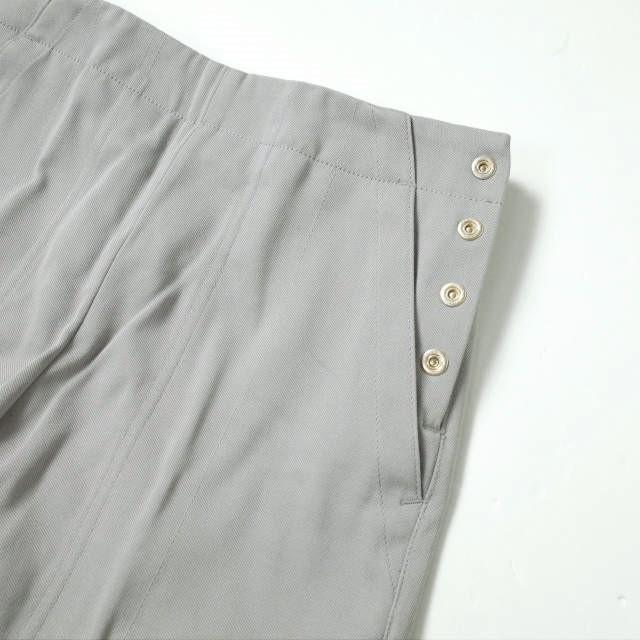 Drawer ドゥロワー 日本製 コットンツイルベイカーパンツ 6514-236-1192 34 グレー サイドボタン ボトムス g10275 |  | 03