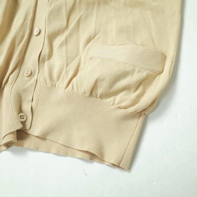 Drawer ドゥロワー 16G天竺Vネックカーディガン 6515-105-0426 1