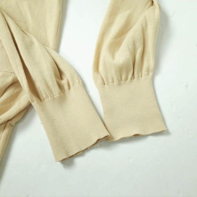 Drawer ドゥロワー 16G天竺Vネックカーディガン 6515-105-0426 1