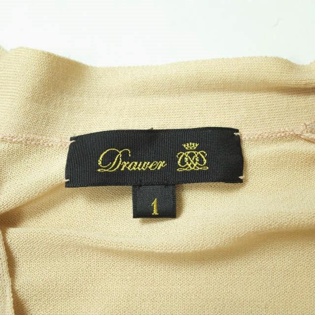 Drawer ドゥロワー 16G天竺Vネックカーディガン 6515-105-0426 1