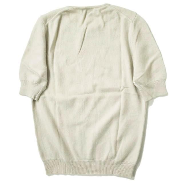 Drawer ドゥロワー カシミヤ14G ショートスリーブプルオーバー 6518 