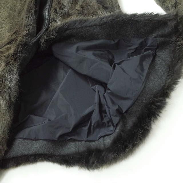 INES＆MARECHAL x edit.for LuLu イネスエマーシャル エディットフォールル 別注 フランス製 ラビットファーコート 36 ノーカラー g10304 |  | 07