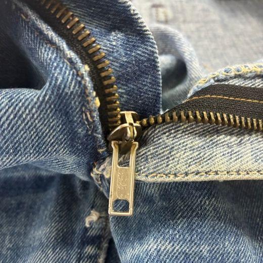 Levi's リーバイス カナダ製 トップボタン裏刻印94 セルビッチデニムパンツ W26程度 INDIGO ジップフライ ヴィンテージ ボトムス g10305 |  | 04