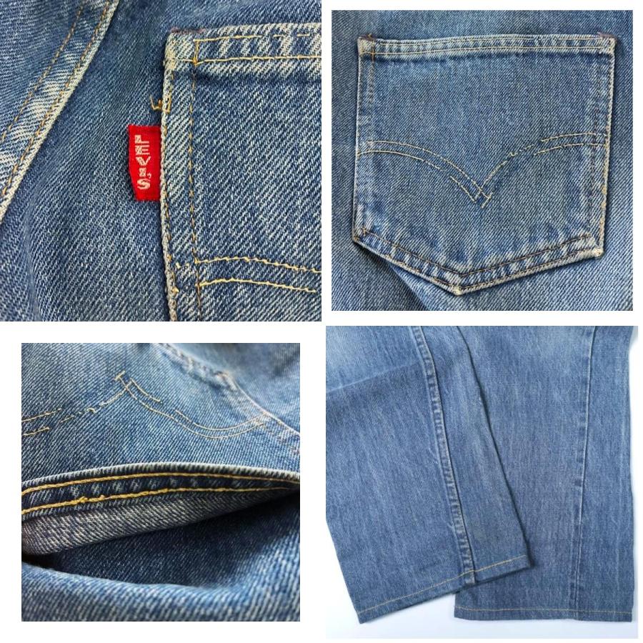 Levi's リーバイス カナダ製 トップボタン裏刻印94 セルビッチデニムパンツ W26程度 INDIGO ジップフライ ヴィンテージ ボトムス g10305 |  | 08