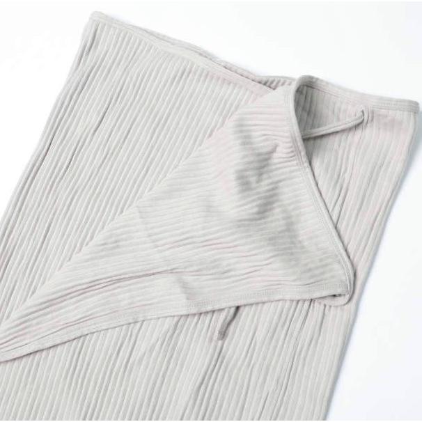 BASERANGE ベースレンジ ポルトガル製 BRIG オーガニックコットン ロングラップスカート 1577-343-1174 XS GRAY リブ ボトムス g10308 |  | 04