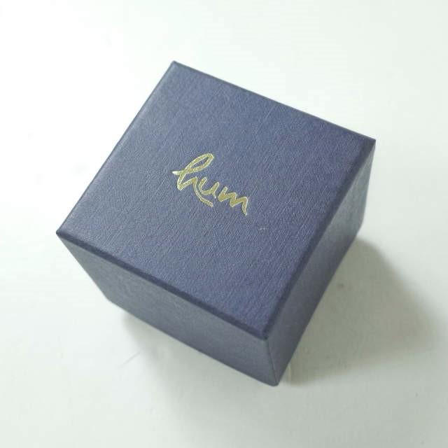 hum ハム K18 GG PT ダイヤモンド ローズカットリング 10号 イエロー