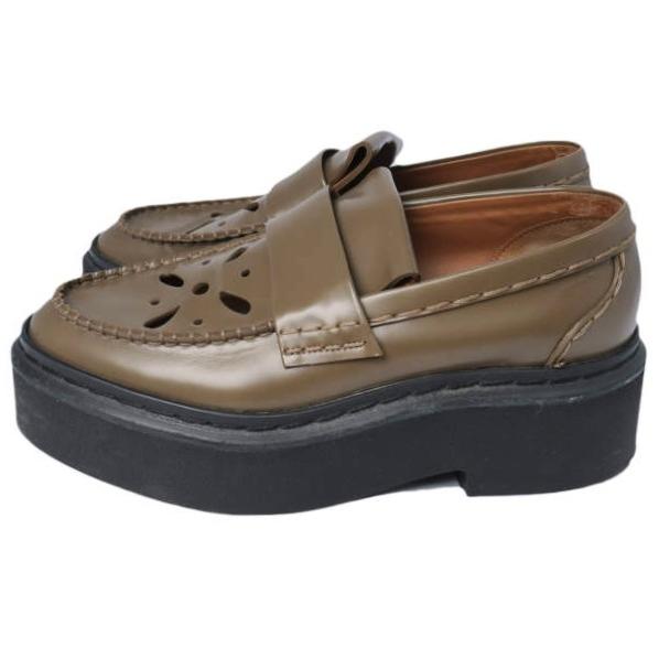 CELINE セリーヌ フィービー期 Perforated Loafer 厚底ラバーソール