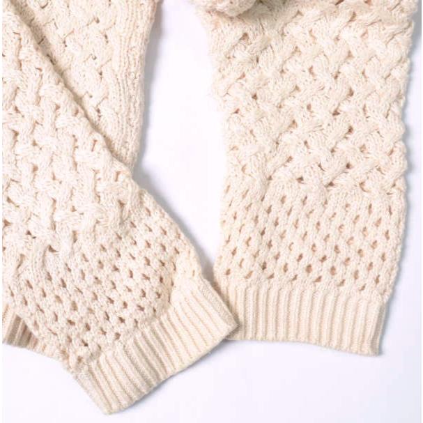 Chloe クロエ クロシェ編み コットンレーヨン クルーネックニット 14 PINK BEIGE セーター トップス g10339 |  | 05
