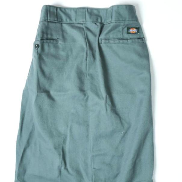 BONUM x Dickies ボナム ディッキーズ 18AW 別注 T/C リメイクラップロングスカート GREEN ジャーナルスタンダード カットオフ ボトムス |  | 05