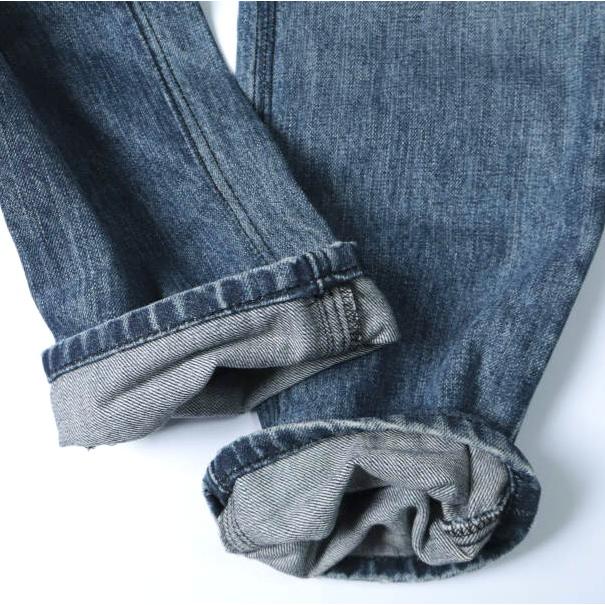 KSUBI スビ アメリカ製 DEE DEE ダメージ加工スリムストレートデニムパンツ 28 Vintage Indigo ボタンフライ ジーンズ TSUBI ボトムス |  | 08