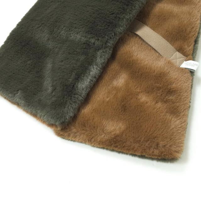 INFIELDER DESIGN x BEAMS BOY インフィールダーデザイン ビームスボーイ 22AW リバーシブルファーマフラー 13-45-0027-412 BROWN g10377 |  | 02