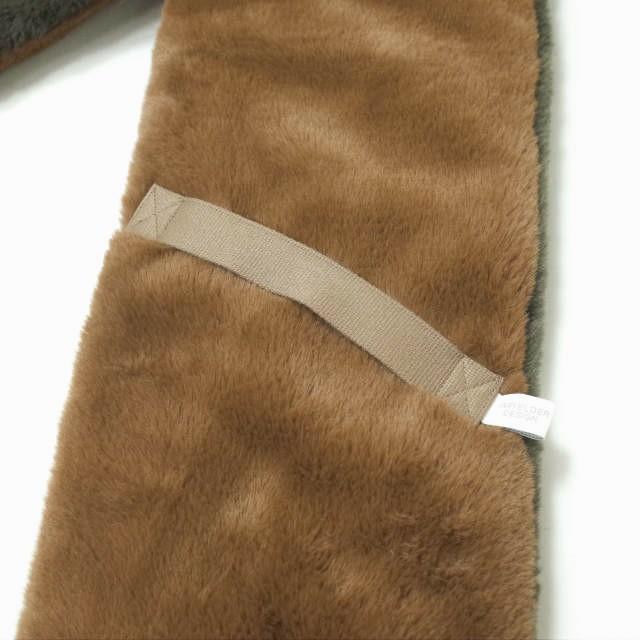 INFIELDER DESIGN x BEAMS BOY インフィールダーデザイン ビームスボーイ 22AW リバーシブルファーマフラー 13-45-0027-412 BROWN g10377 |  | 04