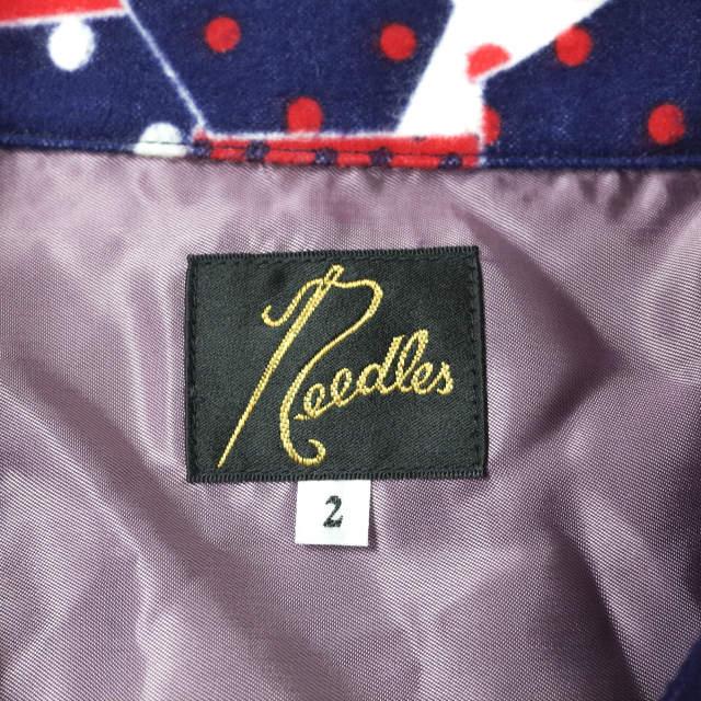 Needles ニードルス 22AW 日本製 Classic Shirt Dress クラシックシャツドレス ?LQ157 2 NAVY/RED ワンピース ワンナップカラー g10386 |  | 02