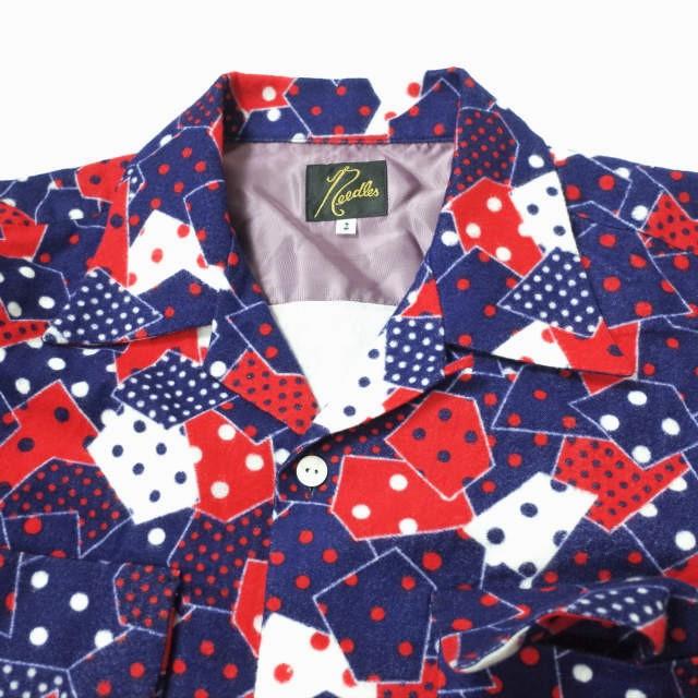 Needles ニードルス 22AW 日本製 Classic Shirt Dress クラシックシャツドレス ?LQ157 2 NAVY/RED ワンピース ワンナップカラー g10386 |  | 03