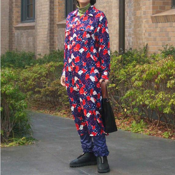 Needles ニードルス 22AW 日本製 Classic Shirt Dress クラシックシャツドレス ?LQ157 2 NAVY/RED ワンピース ワンナップカラー g10386 |  | 08