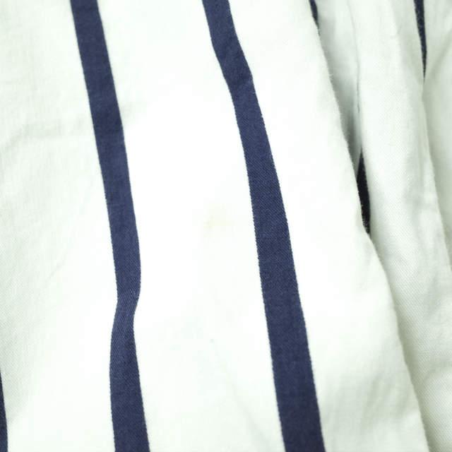 UNUSED アンユーズド 18AW 日本製 STRIPE SHIRTS コットンシルクストライプシャツ US1486 0 ホワイト/ネイビー 長袖 バックスリット g10410 |  | 06