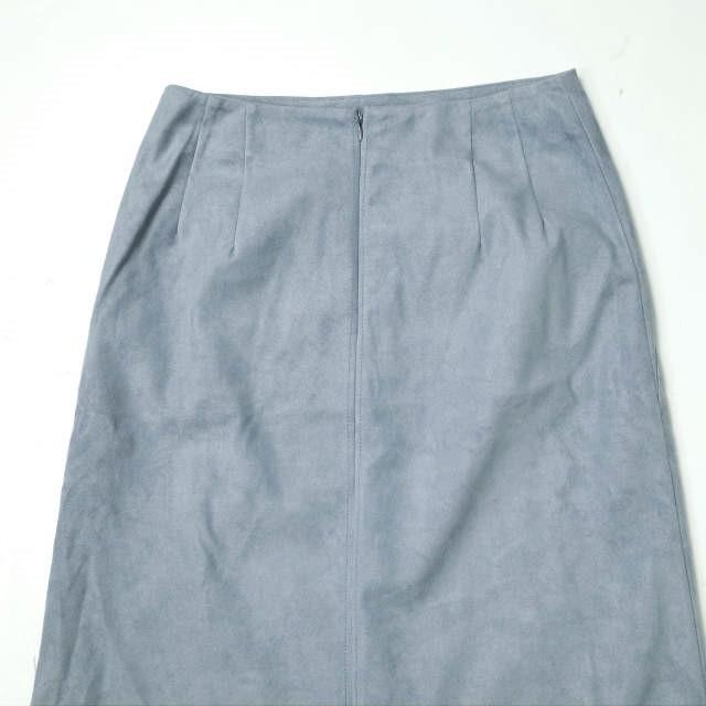 Demi-Luxe BEAMS デミルクス ビームス 19AW 日本製 エコスエードスカート 68-27-0456-126 38 ブルー スリット ロング Aライン g10440 |  | 04