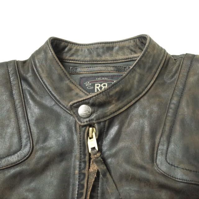 新品 RRL ダブルアールエル 21SS Slim Fit Leather Moto Jacket 新品 RRL ダブルアールエル 21SS Slim Fit Leather Moto Jacket