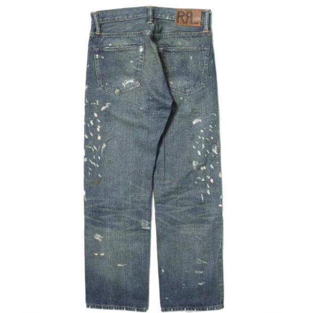 ダブルアールRRL セルビッチデニムブラウン27 MADE IN USA