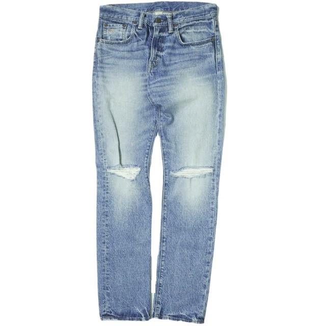 RRL ダブルアールエル Lawson Wash Slim Fit Distressed Jean ダメージ