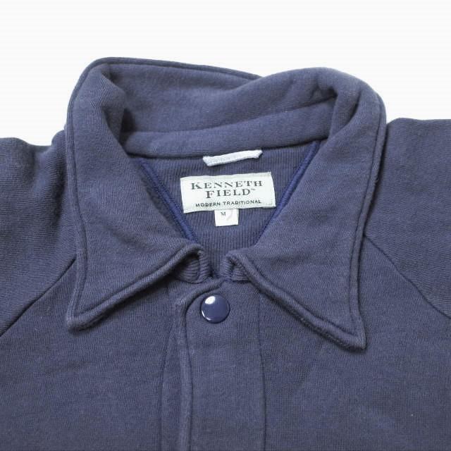 KENNETH FIELD ケネスフィールド 日本製 BREAKER ブレーカー スウェットコーチジャケット M ネイビー ブルゾン アウター g10552 |  | 03