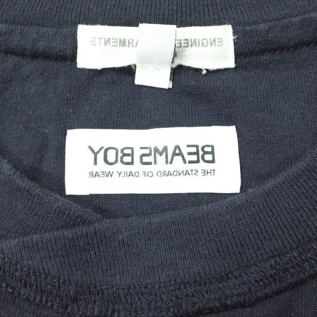 Engineered Garments x BEAMS BOY エンジニアードガーメンツ 19SS 別注 BACK MILLOR T-SHIRT バックミラーTシャツ ネイビー 反転 g10554 |  | 02