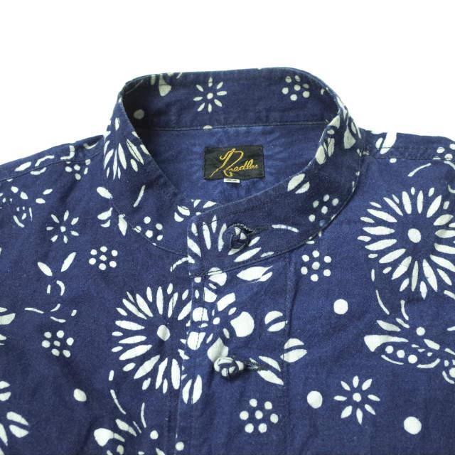 Needles ニードルス Oriental Button Unity Shirt - Ran-in-ka-fu - Mun オリエンタルボタン スタンドカラーシャツジャケット XS g10562 |  | 02