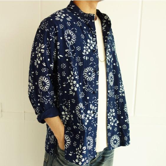 Needles ニードルス Oriental Button Unity Shirt - Ran-in-ka-fu - Mun オリエンタルボタン スタンドカラーシャツジャケット XS g10562 |  | 07