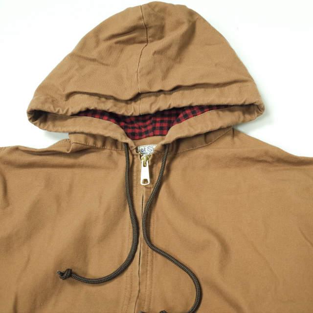 orslow x BEAMS BOY オアスロウ ビームスボーイ 別注 日本製 ブラウンダックフードジャケット XS(0) BROWN ワーク ブルゾン g10572 |  | 03