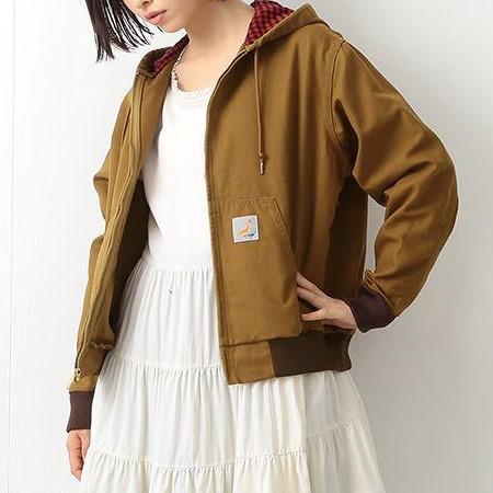 orslow x BEAMS BOY オアスロウ ビームスボーイ 別注 日本製 ブラウンダックフードジャケット XS(0) BROWN ワーク ブルゾン g10572 |  | 07