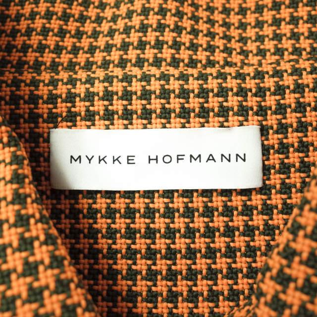 MYKKE HOFMANN ミケホフマン ハウンドトゥースチェックジャケット 64-16-0266-055 XXS/XS オレンジ 千鳥格子 トラッカー ブルゾン g10574 |  | 05