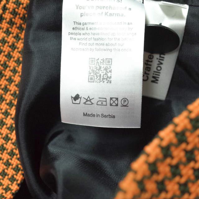 MYKKE HOFMANN ミケホフマン ハウンドトゥースチェックジャケット 64-16-0266-055 XXS/XS オレンジ 千鳥格子 トラッカー ブルゾン g10574 |  | 06