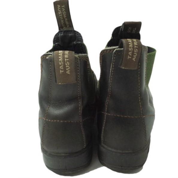 BLUNDSTONE ブランドストーン サイドゴアブーツ 000326 UK3(22.5-23cm) ダークブラウン/グリーン 撥水 オイルドレザー シューズ g10584 |  | 03