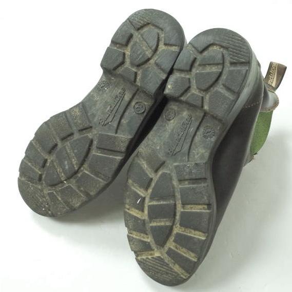 BLUNDSTONE ブランドストーン サイドゴアブーツ 000326 UK3(22.5-23cm) ダークブラウン/グリーン 撥水 オイルドレザー シューズ g10584 |  | 08