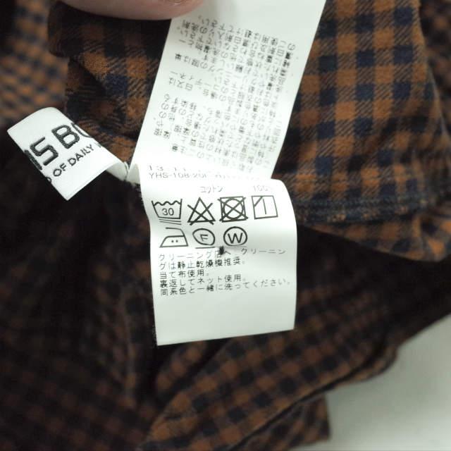 BEAMS BOY ビームスボーイ 20AW チェックギャザースモック 13-11-1390