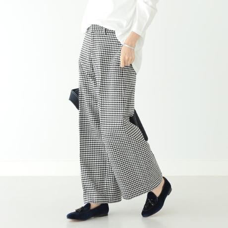 BEAMS BOY ビームスボーイ 19AW ポリエステルレーヨン ハウンドトゥーススラックス 13-23-0092-803 0 パンツ 千鳥格子 チェック g10609 |  | 08