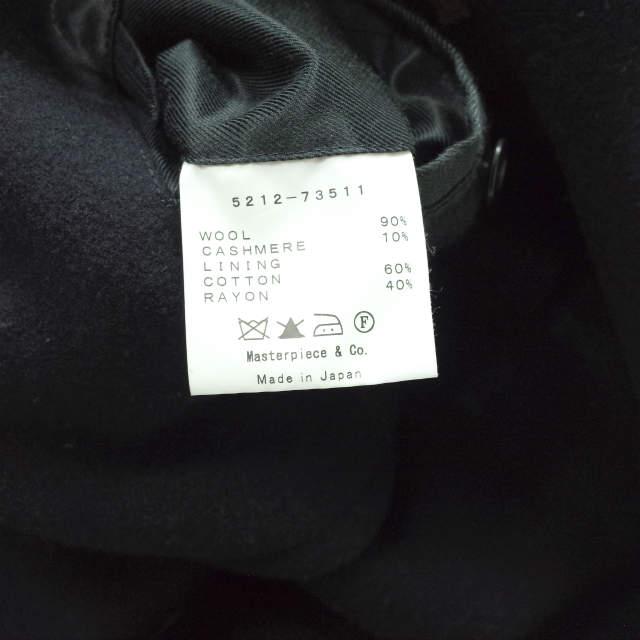 SCYE BASICS サイベーシックス 日本製 ウール x カシミヤ メルトンPコート 5212-73511 38 ネイビー ピーコート アウター g10666 |  | 08