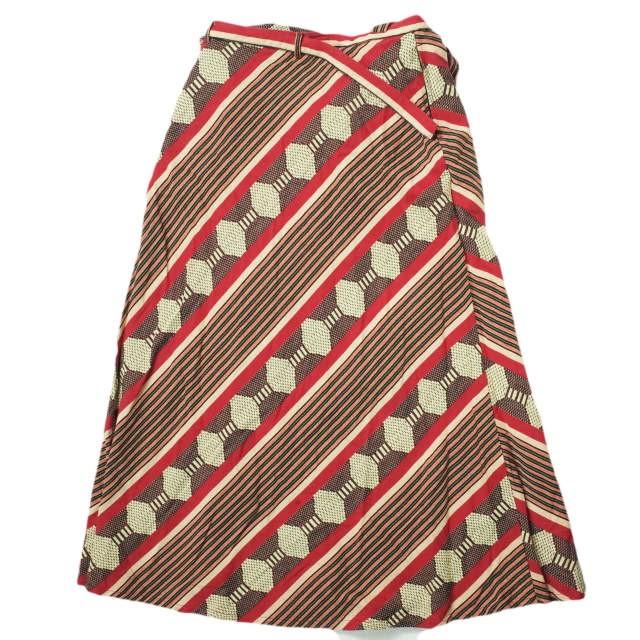 Engineered Garments エンジニアードガーメンツ 20SS エスニックジャガード ロングラップエプロンスカート 1 レッド 巻き g10681 |  | 01