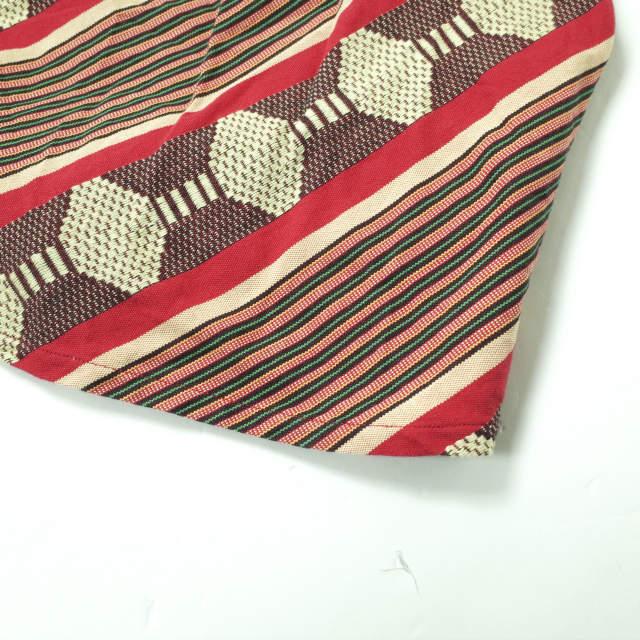 Engineered Garments エンジニアードガーメンツ 20SS エスニックジャガード ロングラップエプロンスカート 1 レッド 巻き g10681 |  | 04