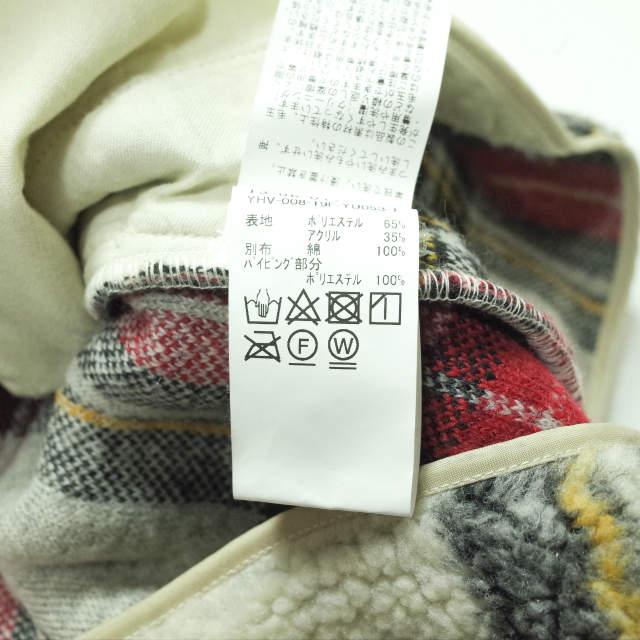 BEAMS BOY ビームスボーイ 19AW チェックボアフリースライナーベスト 13-06-0172-370 ONE SIZE IVORY ジレ タータンチェック g10722 |  | 06