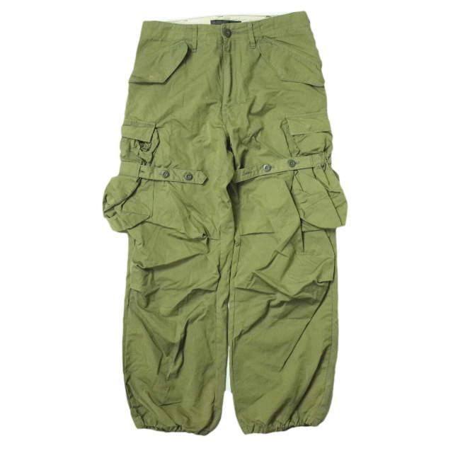 TALKING ABOUT THE ABSTRACTION トーキングアバウトジアブストラクション 日本製 ミリタリーカーゴパンツ M OLIVE TATA ボトムス g10729 | 