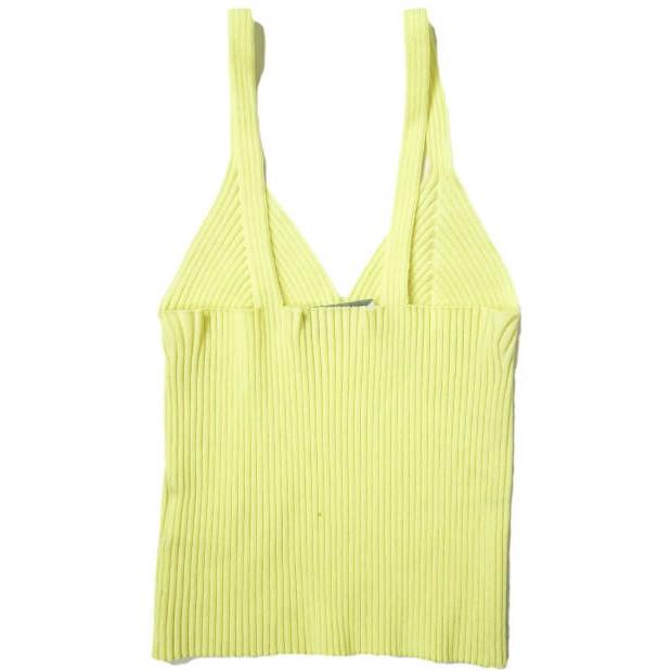 TESEI テセイ イタリア製 リブニットトップス T0306 タンクトップ 61-05-0177-986 Free イエロー キャミソール トップス g10760 |  | 01