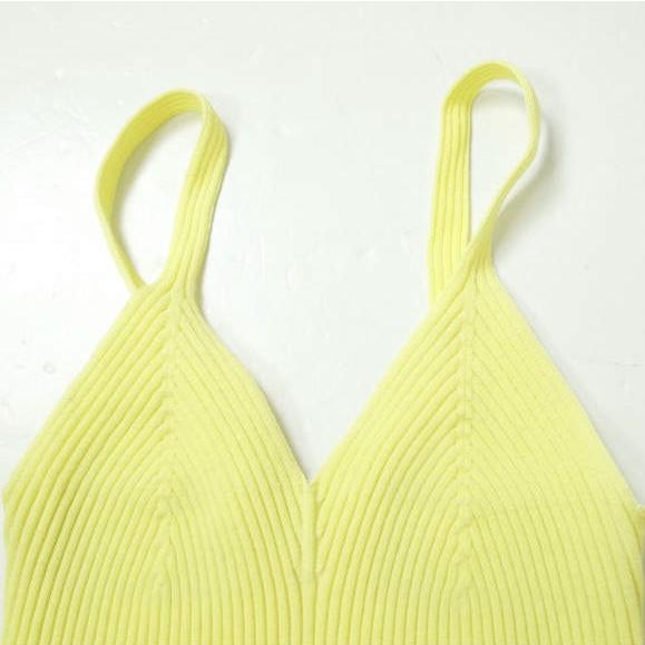 TESEI テセイ イタリア製 リブニットトップス T0306 タンクトップ 61-05-0177-986 Free イエロー キャミソール トップス g10760 |  | 03