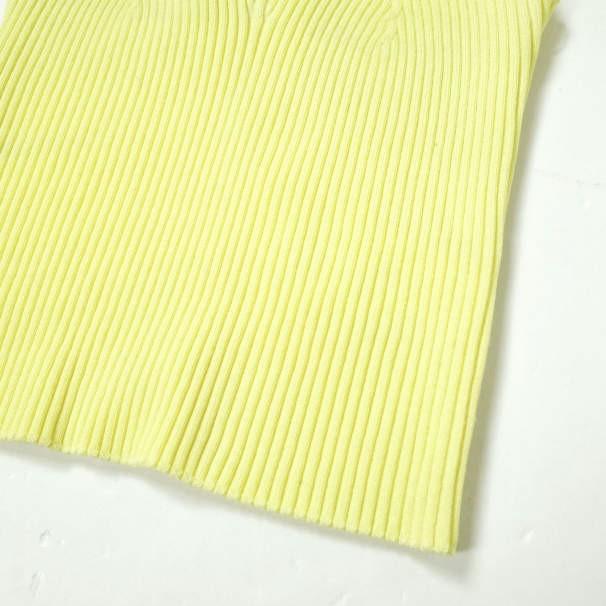 TESEI テセイ イタリア製 リブニットトップス T0306 タンクトップ 61-05-0177-986 Free イエロー キャミソール トップス g10760 |  | 04