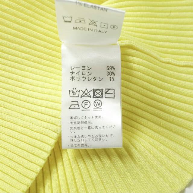 TESEI テセイ イタリア製 リブニットトップス T0306 タンクトップ 61-05-0177-986 Free イエロー キャミソール トップス g10760 |  | 05