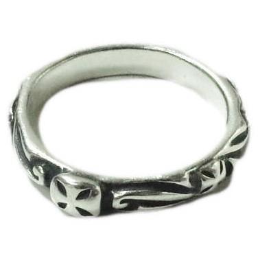 BILL WALL LEATHER ビルウォールレザー R202 シンクロスリング 13号 シルバー 指輪 BEAMS アクセサリー g10766 | 