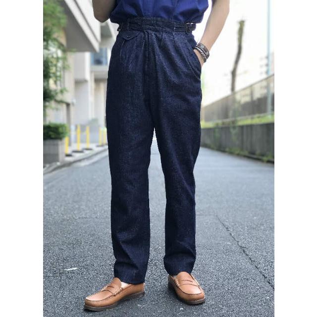 KENNETH FIELD ケネスフィールド DENIM GURKHA TROUSERS デニム KENNETH FIELD ケネスフィールド DENIM GURKHA TROUSERS デニム